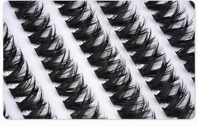 Curl D-single cluster thick false eyelashes 264pcs