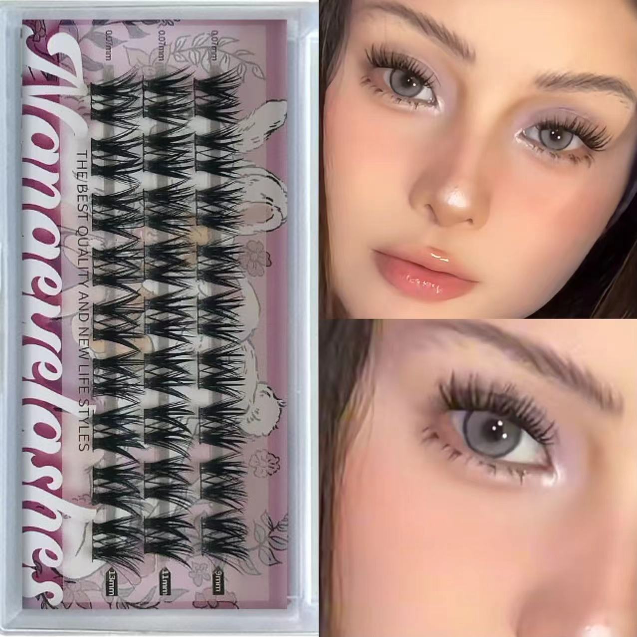 Gemini - Segmented natural curling eyelashes for everyday use