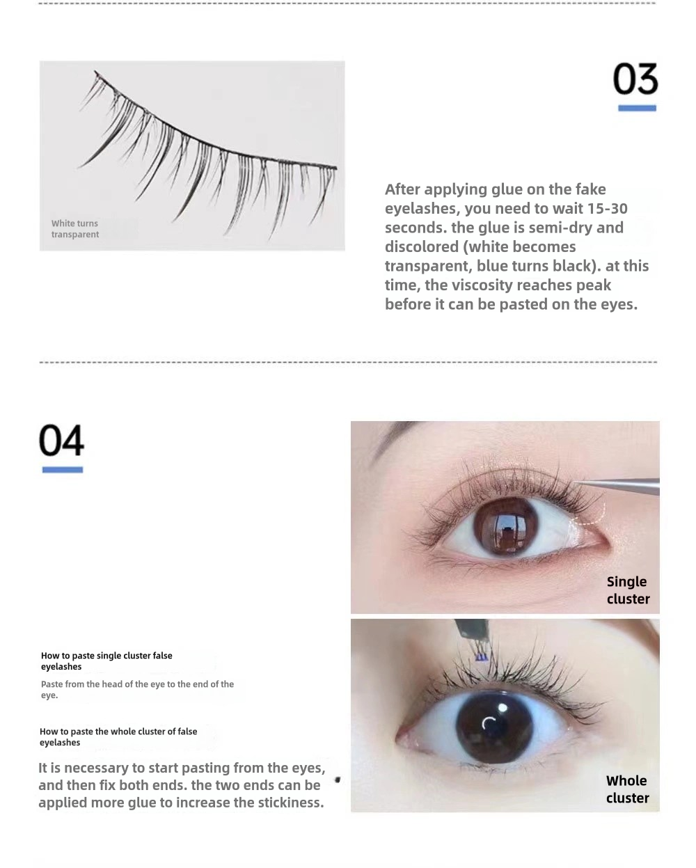 FOLY-Quick-drying false eyelash glue - 5g safety ingredients