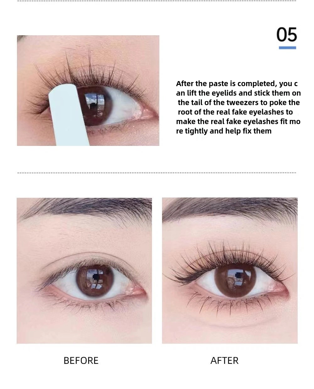 FOLY-Quick-drying false eyelash glue - 5g safety ingredients